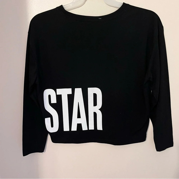Converse All Star Cropped  Long Sleeve - Picture 2 of 2